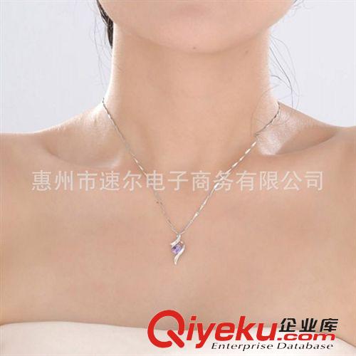 鍍白金飾品 美麗說飾品  鑲鉆花樣年華吊墜 韓國飾品代理加盟 淘寶一件代發原始圖片3