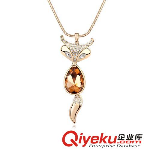 精品毛衣鏈 新款gd鍍真金小狐貍精品毛衣鏈復(fù)古長(zhǎng)款項(xiàng)鏈毛衣鏈批發(fā)廠家直批