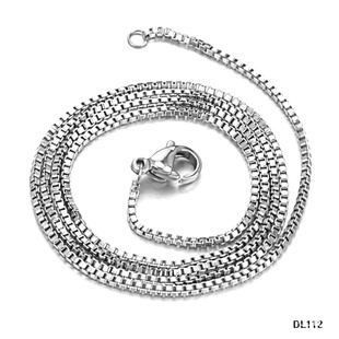 純銀鏈條 純銀項鏈，925純銀飾品，盒子鏈，s925銀飾，包檢測假一賠十原始圖片2