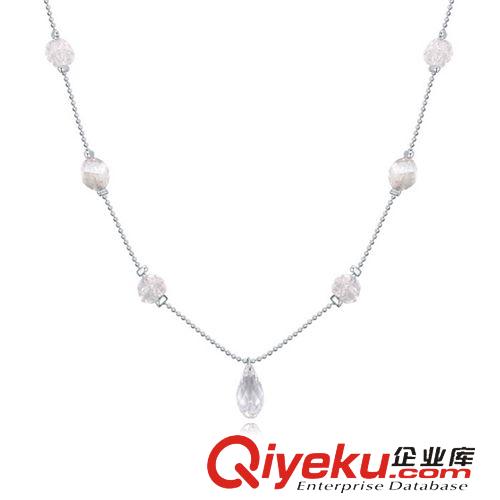 15年新品 奧地利水晶項鏈--情牽一世