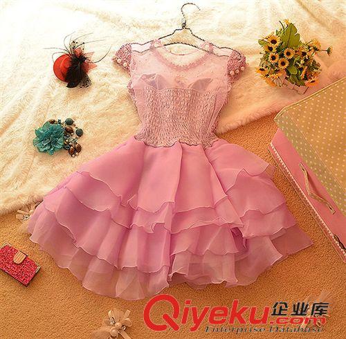 禮服 促銷vivi雜志款瑞麗層層蛋糕公主裙姐妹裙伴娘小禮服蓬蓬裙8原始圖片2