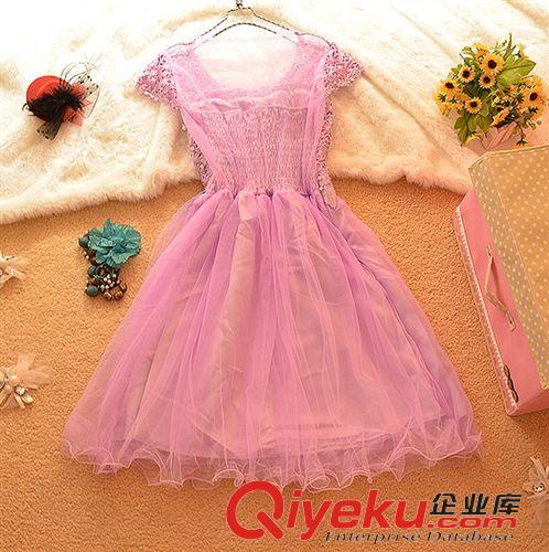 禮服 2014優(yōu)質(zhì)訂珠gd拼接網(wǎng)紗結(jié)婚禮服伴娘裙小禮服晚禮服批發(fā)代理7原始圖片2