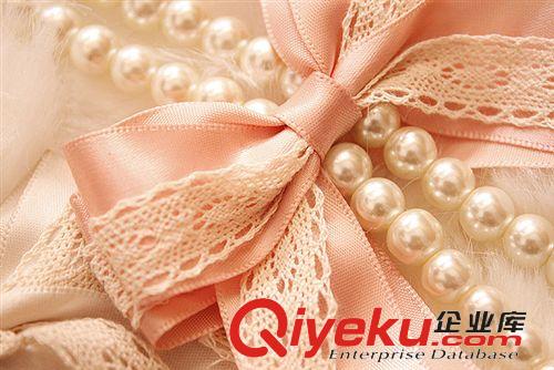 小飾品（做為禮物送給買家） 清倉促銷2012新款韓版長款蝴蝶結(jié)可愛甜美珍珠項鏈原始圖片2