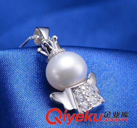 新品上架 廠家批發 925純銀首飾 【hg天使珍珠吊墜套鏈】可愛娃娃混批