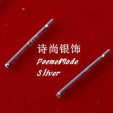 材質款式分類 925純銀耳棒 防過敏耳針 簡約養耳銀耳針銀針韓版廠家直銷批發