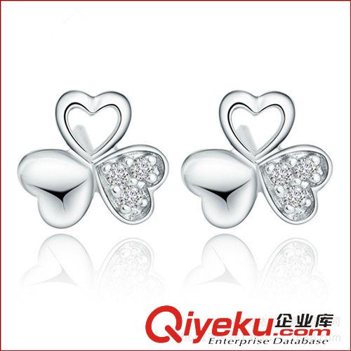 耳飾專區(qū) s925銀 女 裸鉆鋯石耳吊 韓版高檔閃鉆耳飾 裸石耳墜 批發(fā)混批