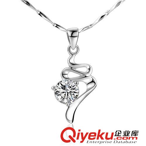 國庫純銀【大眾款】 純銀飾品首飾S925韓國版廠家直銷批發 精致幸運四葉草吊墜項鏈