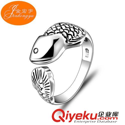 S925泰銀 泰銀雕刻雙魚手鐲 S990純銀飾品民族古典風(fēng)首飾 來樣訂制網(wǎng)店代發(fā)