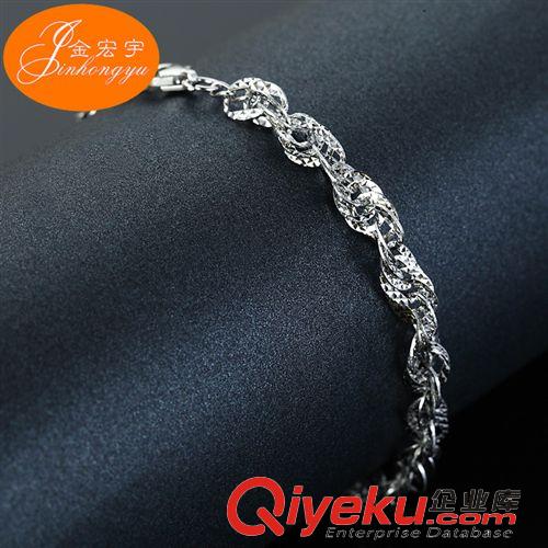 S925手鏈 品牌飾品設計師精心打造八心八箭疊加款手鏈 純銀飾品首飾批發原始圖片2