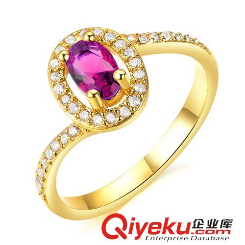 2015新款上市  戒指 鍍18K金 奢華鑲嵌3A鋯石貴婦女鉆戒 免費加盟飾品店KJ016