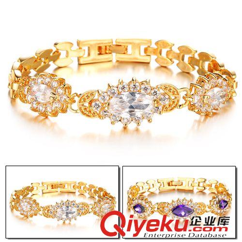 鎮(zhèn)店之寶（推薦） 項(xiàng)鏈 鍍18K金 梅花形微鑲滿鉆吊墜 新娘結(jié)婚鎖骨鏈 韓國飾品KX616