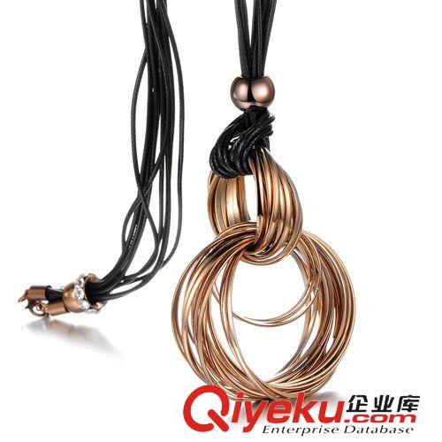 合金毛衣鏈 毛衣鏈 合金鍍玫瑰金小商品 環(huán)環(huán)相扣女士毛衣鏈 秋冬新品 MY002原始圖片2