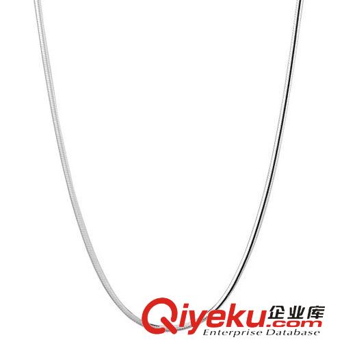 項鏈單鏈（吊墜配鏈） 單鏈 女士項鏈 純銀頸鏈 假一賠十 高檔飾品16/18寸八角配鏈SL327原始圖片2