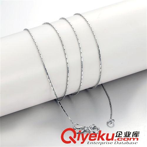 項(xiàng)鏈單鏈（吊墜配鏈） 單鏈 鎖骨鏈 純銀假一賠十 16/18寸水波配鏈 女士 禮物 SL334