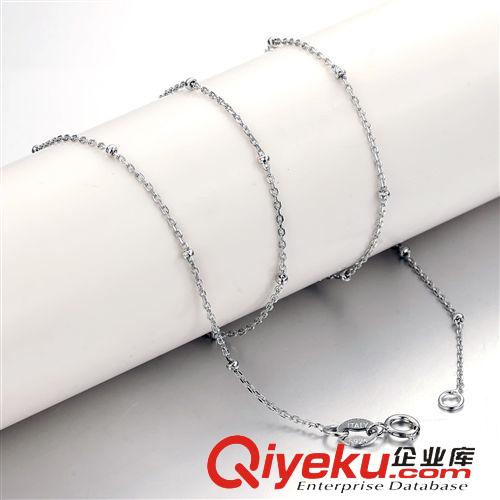項(xiàng)鏈單鏈（吊墜配鏈） 單鏈  純銀假一賠十 16/18寸批角間雙扭 時(shí)尚  女士項(xiàng)鏈SL331