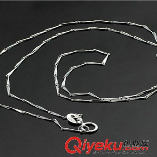 項(xiàng)鏈單鏈（吊墜配鏈） 單鏈 外貿(mào)出口首飾 純銀假一賠十 頸鏈16/18寸瓜子配鏈 女士SL328原始圖片2
