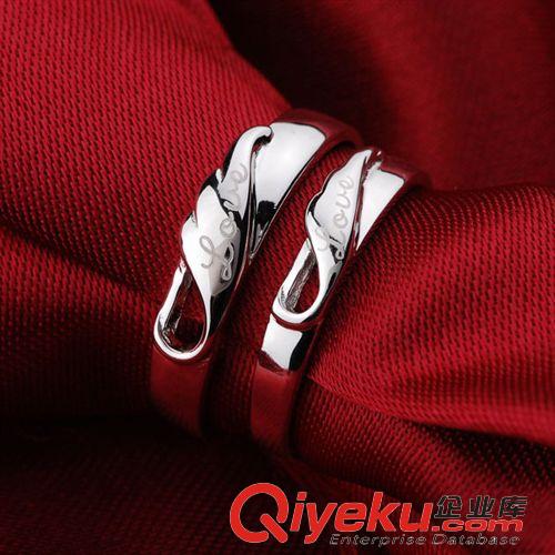 鍍真白金首飾（鑲鉆） 戒指 特色飾品 高品質(zhì)首飾混批 情侶對(duì)戒 指環(huán) DJ928原始圖片2