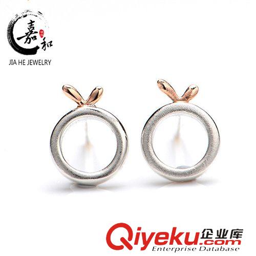 設計師專屬 韓版新款簡約時尚 s925純銀耳釘個性尚創意飾品 閃電彩云