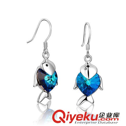 925純銀耳環 韓國飾品時尚品牌首飾 柳葉纖細淑女ol氣質耳釘墜批發