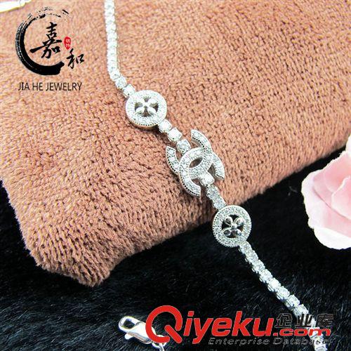 1.20新上 嘉和首飾優(yōu)雅時(shí)尚韓版潮流手鏈 創(chuàng)意時(shí)尚字母葉子飾品