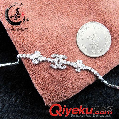 1.20新上 嘉和首飾優(yōu)雅時(shí)尚韓版潮流手鏈 創(chuàng)意時(shí)尚字母葉子飾品原始圖片3