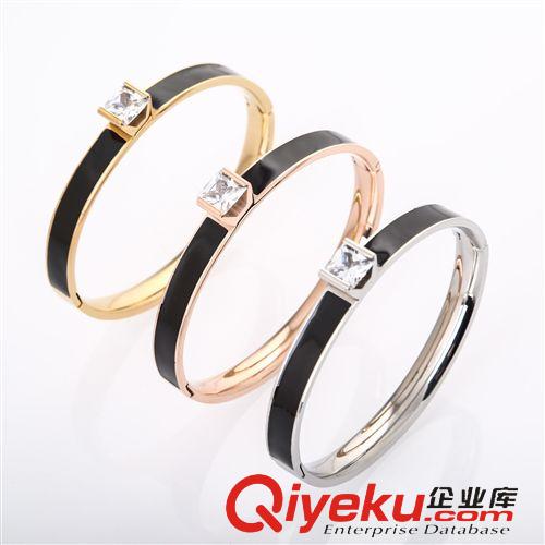 手鐲 歐美dp外貿(mào)出口批發(fā) 卡d亞 三釘三鉆螺絲開口不銹鋼手鐲