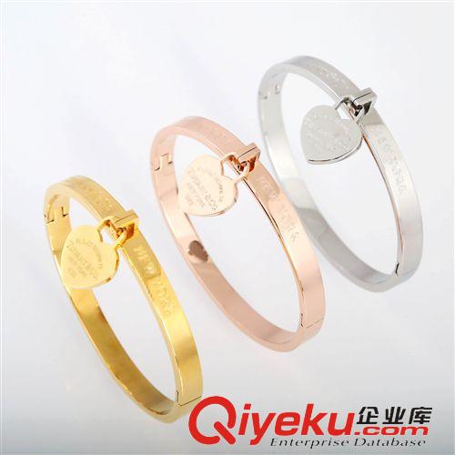 卡‘S 速賣通外貿出口混批 歐美卡D亞經典真釘帶鉆卡扣不銹鋼手鐲批發
