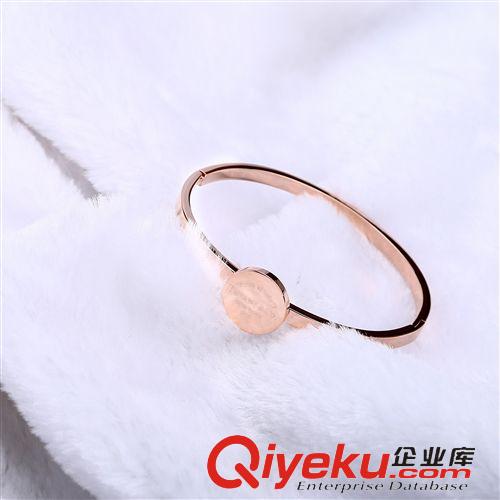蒂‘S 出口批發飾品 速賣通首飾貨源T牌不銹鋼手鐲 綠色心形吊牌手鐲