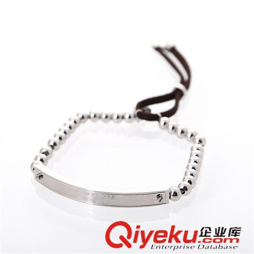 MK 速賣通外貿(mào)貨源出口混批 廠價(jià)批發(fā)mk銘牌小鋼珠不銹鋼手鐲