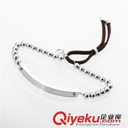 MK 速賣通外貿(mào)貨源出口混批 廠價(jià)批發(fā)mk銘牌小鋼珠不銹鋼手鐲