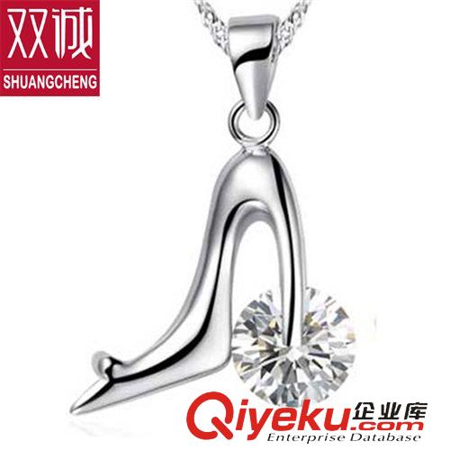 純銀吊墜專區(qū) 首飾批發(fā) 韓版飾品 韓國吊墜 925純銀項鏈 高跟鞋水晶 淘寶熱賣