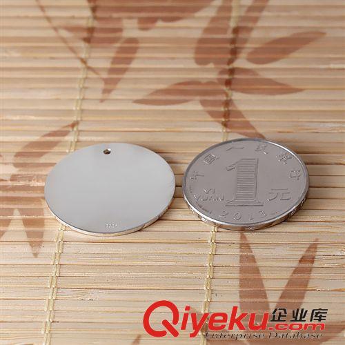 吊牌LOGO鐳射定制 XD 圓牌925 DIY飾品配件吊牌 飾品掛牌DIY 銀飾品配件批發(fā) 可訂做