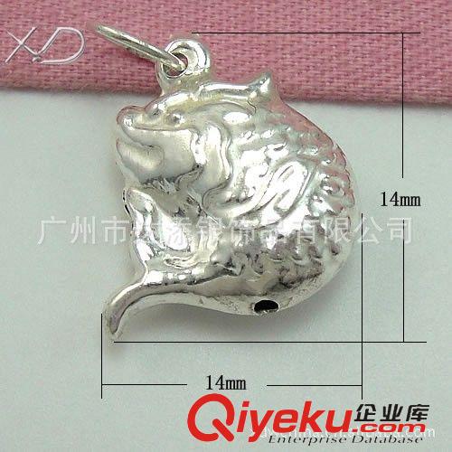 純銀鈴鐺 XD HE003 鯉魚純銀鈴鐺吊墜 時尚飾品配件批發 純銀吊墜 廠家批發