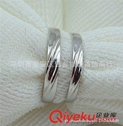 戒指 925純銀戒指批發(fā) 純銀情侶對戒 男女款 工廠批發(fā) 淘寶爆款原始圖片2