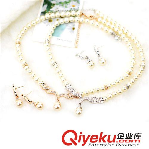 項鏈 伊泰蓮娜紅蘋果 珍珠套裝 韓版新款飾品 婚慶禮品21213800011180