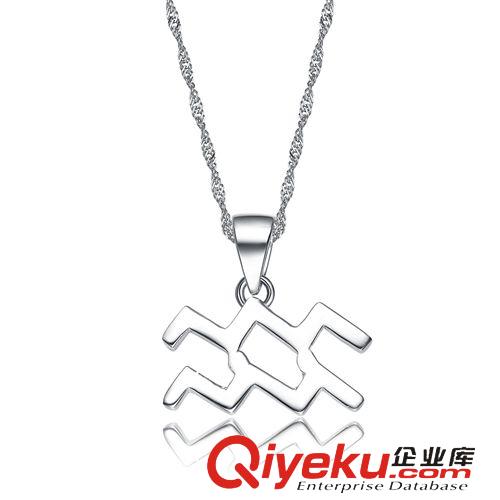 免費拿樣專區 免費拿樣925純銀星座吊墜 時尚飾品 12星座吊墜 廠家直銷銀飾批發原始圖片2