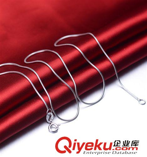 925純銀女士項鏈 幸運韓國飾品 蛇骨鏈 女款 925純銀項鏈 外貿(mào)批發(fā) 項飾配件 首飾原始圖片3