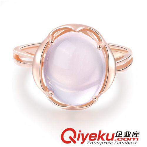 款式類別 水晶飾品 巴西{ctr}大款芙蓉石戒指女 婚慶粉色戒指RQSR8357原始圖片2