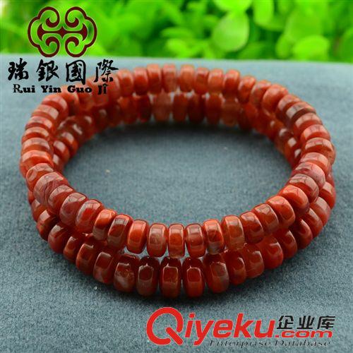 新品么么噠 南紅手串 {ctr}水晶手鏈 南紅瑪瑙車(chē)輪珠 DIY配件碟珠飾品
