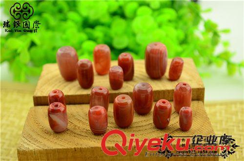 熱銷寶貝推薦專區 南紅桶珠 {ctr}南紅瑪瑙散珠 鼓珠 飄花纏絲 {ctr}原礦保真原始圖片3