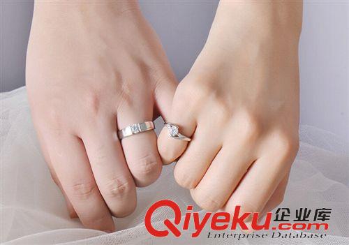 按人群分類 戒指 情侶對戒純銀 鑲鉆S925純銀鋯石戒指 飾品批發 手飾 指環