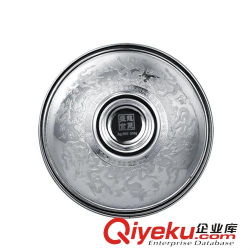 禮品、收藏品 銀龍珠寶S999千足銀碗投資收藏寶寶白銀碗純銀餐具純銀飾禮品批發原始圖片3