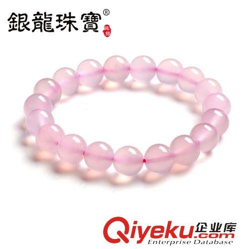 水晶系列 銀龍珠寶巴西{ctr}綠幽靈水晶手鏈男女士圓珠手串手飾首飾品批發