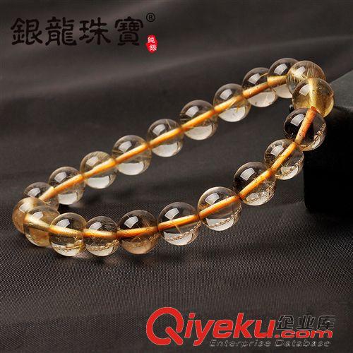 水晶系列 銀龍珠寶巴西{ctr}紫水晶手鏈深紫晶單圈手串手飾女士首飾品批發(fā)