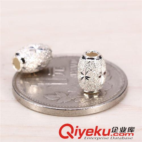 包裝配鏈禮品區(qū) 銀龍珠寶廠家直銷轉(zhuǎn)運(yùn)珠s925純銀米字車花DIY散珠子飾品配件批發(fā)原始圖片3