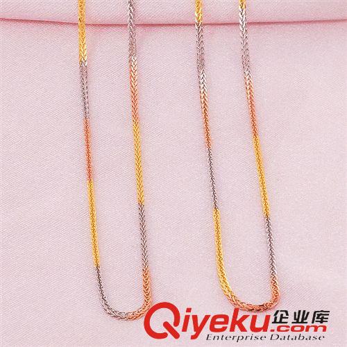10.8上架 廠家供應18K金肖邦項墜 時尚彩色專業桃心設計 女生浪漫項墜原始圖片3