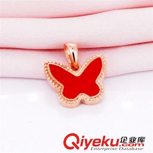 款式類別 2015新款精品飾品套鏈 925純銀蝴蝶 韓版時尚蝴蝶套鏈墜子原始圖片2
