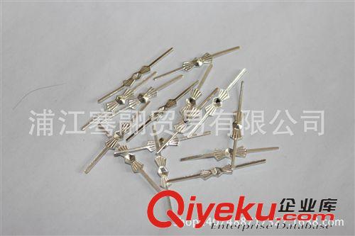 燈飾配件 廠家直銷 水晶燈飾配件金色蝴蝶扣 水晶吊墜掛扣八角珠專用扣