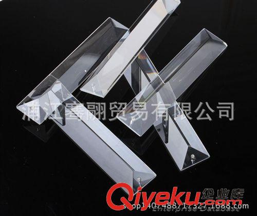 水晶燈飾吊墜 水晶長條梯形條三角條廠家直銷水晶掛件批發高頂水晶燈飾配件