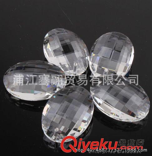 水晶燈飾吊墜 水晶蛋形K9 機(jī)磨燈飾水晶吊墜 水晶掛件燈飾配件珠簾門簾吊墜